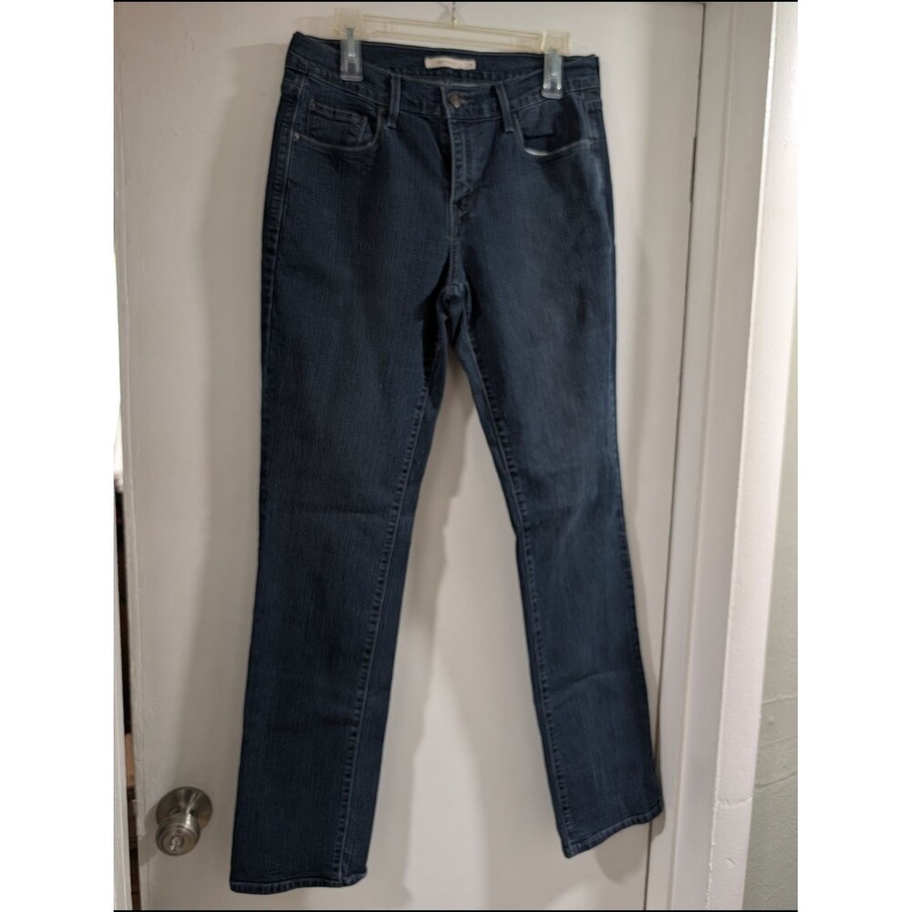 Levi's Dark Blue 505 Straight Leg Jeans